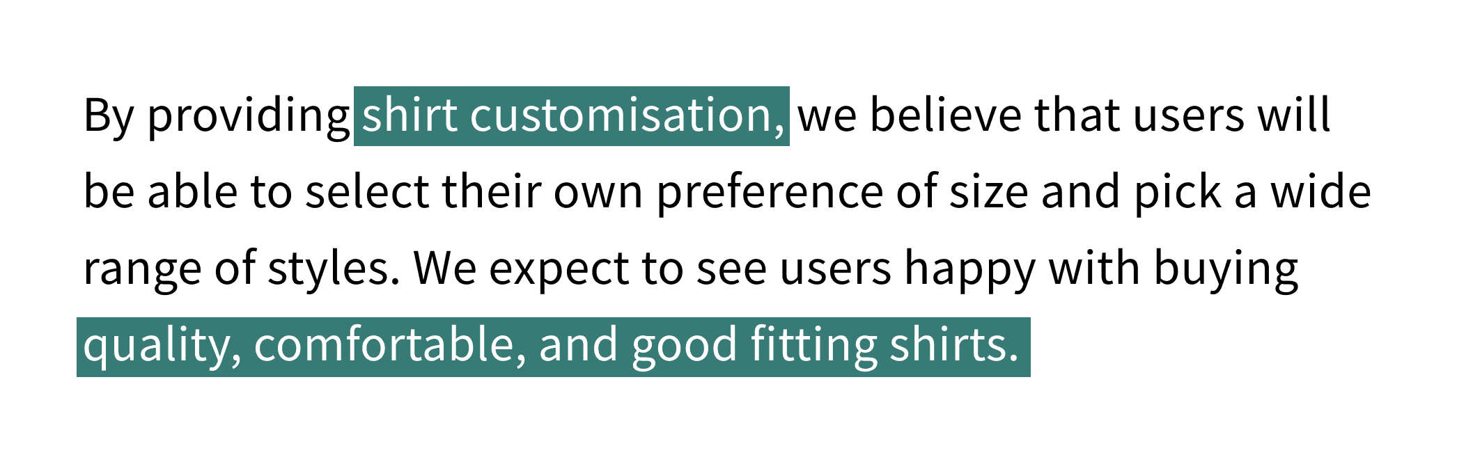 Hypothesis statement graphic