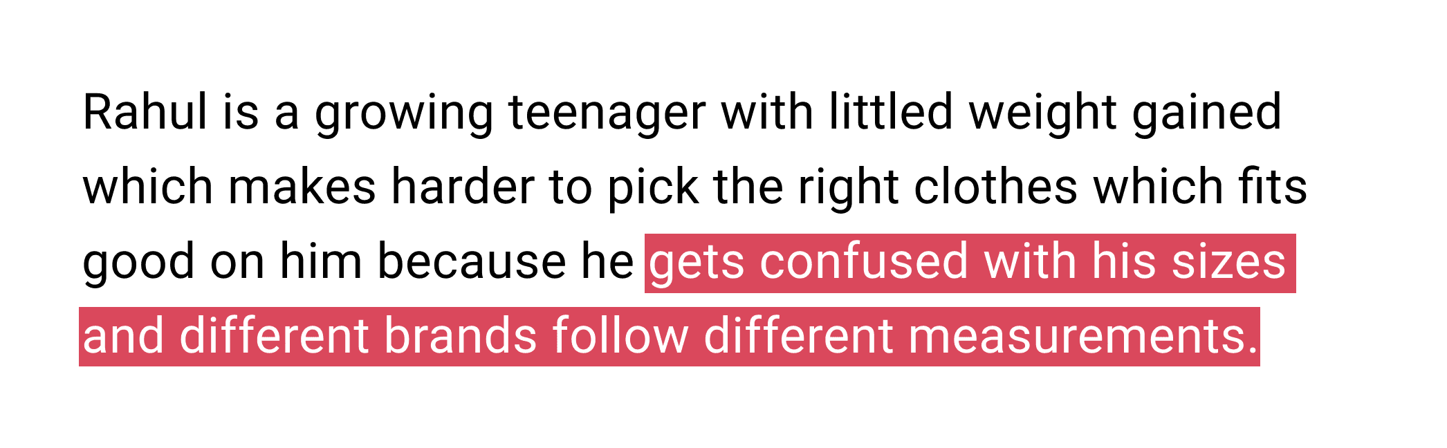 Problem statement graphic